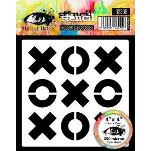 Visible Image Stencil - Noughts & Crosses [VIS-NC4-03]