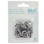 We R Memory Keepers Crop-A-Dile - Oval Eyelets, Silver [CRTOF-00076] - ON SALE!