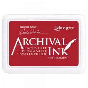 Wendy Vecchi Archival Ink Pad - Red Geranium
