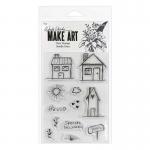 Wendy Vecchi Make Art Clear Stamp Set - Doodle Town [WVB81043]