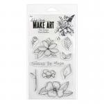 Wendy Vecchi Make Art Clear Stamp Set - Floral Doodles [WVB81050]