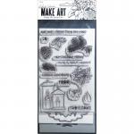 Wendy Vecchi Mark Art Stamp, Die, and Stencil Set - Warm Wishes [WVZ75257]