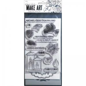 Wendy Vecchi Mark Art Stamp, Die, and Stencil Set - Warm Wishes [WVZ75257]