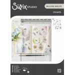 Willow Wolfe / Sizzix Stamps - Floral Frames & Mini Flowers [666925]