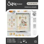 Willow Wolfe / Sizzix Stencils & Stamps - Birds & Biscuits [667126]