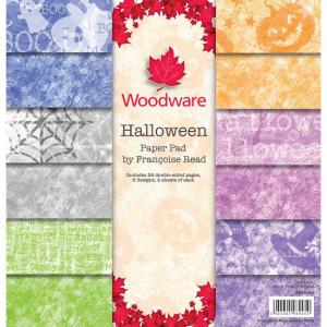 Woodware 8" x 8" Paper Pad - Halloween [FRPP008]