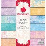 Woodware 8" x 8" Paper Pad - Mon Jardin [FRPP005]
