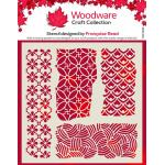Woodware Craft Collection 6" x 6" Stencil - Organic [FRST085]