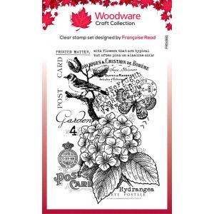 Woodware Craft Collection Clear Stamp - Hydrangea [FRS981]