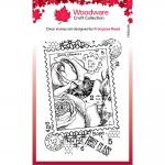 Woodware Craft Collection Clear Stamp - Postal Rose [FRS1046]