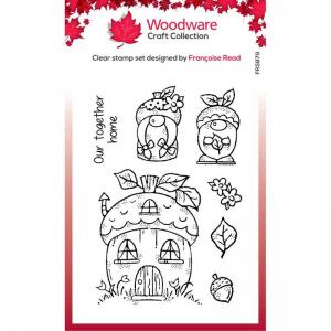 Woodware Craft Collection Clear Stamp Set - Acorn Gnomes [FRS879]