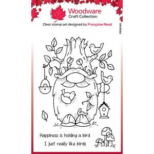 Woodware Craft Collection Clear Stamp Set - Birdwatching [FRS1040]