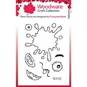 Woodware Craft Collection Clear Stamp Set - Blot Monster [FRS1070]