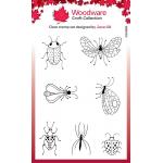 Woodware Craft Collection Clear Stamp Set - Bug Doodles [JGS865]