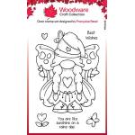 Woodware Craft Collection Clear Stamp Set - Butterfly Norma [FRS1042]