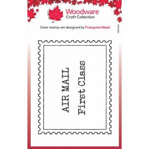 Woodware Craft Collection Clear Stamp Set - Empty Postage Stamp [FRM078]