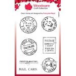 Woodware Craft Collection Clear Stamp Set - Extra Postmarks [FRM077]