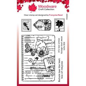 Woodware Craft Collection Clear Stamp Set - Garden Journal [FRS985]