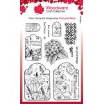 Woodware Craft Collection Clear Stamp Set - Garden Tags [FRB006]