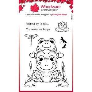 Woodware Craft Collection Clear Stamp Set - Hopping Gnome [FRS1044]