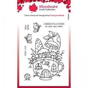 Woodware Craft Collection Clear Stamp Set - Mushroom Cup [FRS882]