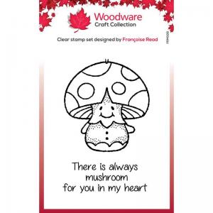 Woodware Craft Collection Clear Stamp Set - Mushroom [FRM028]