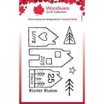 Woodware Craft Collection Clear Stamp Set - Nordic Houses [FRM085]
