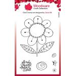 Woodware Craft Collection Clear Stamp Set - Petal Doodles Pretty Place [JGS863]