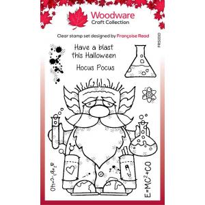 Woodware Craft Collection Clear Stamp Set - Professor Gnome [FRS1010]