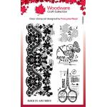 Woodware Craft Collection Clear Stamp Set - Sew Little Time [FRS988]