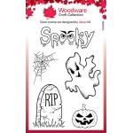 Woodware Craft Collection Clear Stamp Set - Spooky Goings On [JGS846]