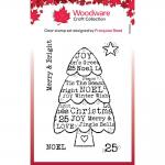 Woodware Craft Collection Clear Stamp Set - Tree Wishes [FRM084]