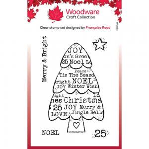 Woodware Craft Collection Clear Stamp Set - Tree Wishes [FRM084]