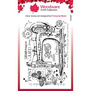 Woodware Craft Collection Clear Stamp - Sewing Machine [FRS987]