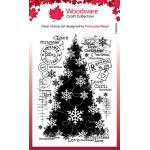 Woodware Craft Collection Clear Stamp - Snow Frosted Tree [FRS1015]