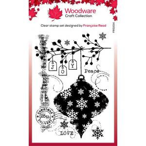 Woodware Craft Collection Clear Stamp - Winter Bauble [FRS1014]