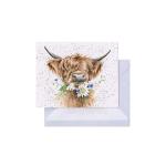 Wrendale Designs Mini Gift Enclosure Card - Daisy Coo [GE090]