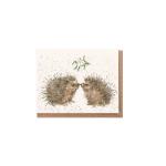Wrendale Designs Mini Gift Enclosure Card - Hogs & Kisses [AXGE001]