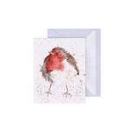 Wrendale Designs Mini Gift Enclosure Card - Jolly Robin [GE006]