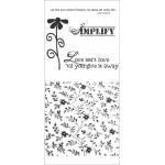 Studio 490 Wendy Vecchi Unmounted Red Rubber Stamp - Art Colors Life [LCS053]