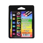 Yasutomo Niji Oil Pastels - Set Of 6 Metallic Colors [NOP6M]