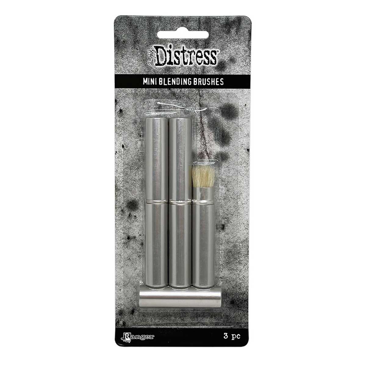 Tim Holtz Distress Mini Blending Brushes - 3 Pack [TDA89858]