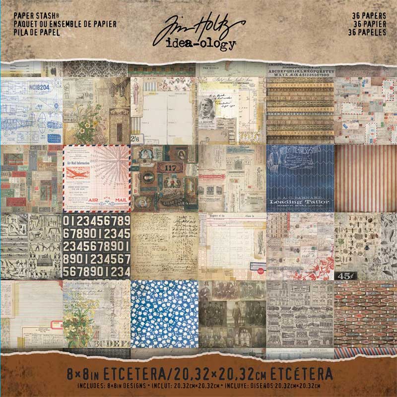Tim Holtz Idea-ology Layers Cards 33pcs - Remnants TH93956 | Buddly Crafts