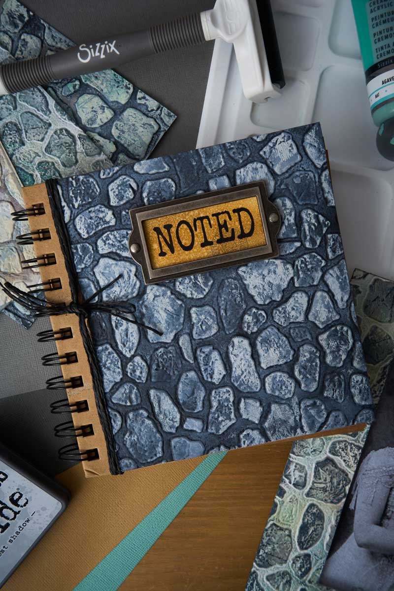 Tim Holtz Sizzix 3D Texture Fades - Cobblestone, Large [666959] - Image 3