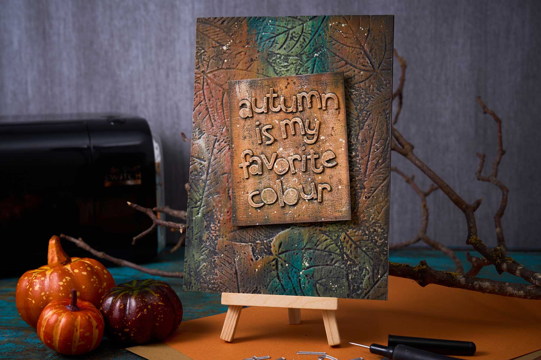 Tim Holtz Sizzix 3D Texture Fades - Foliage, Large [666916] - Image 3