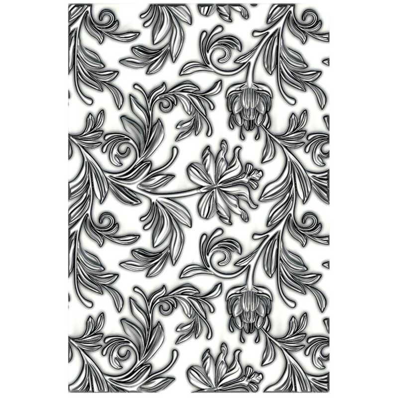 Sizzix 3-D Texture Fades Embossing Folder - Mechanics by Tim Holtz