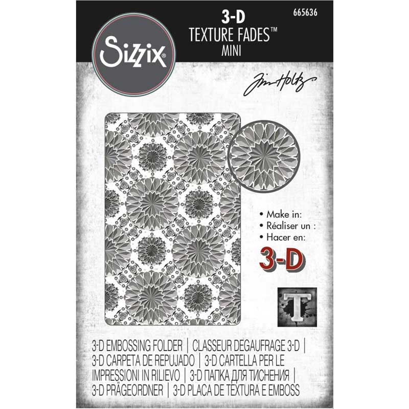 Sizzix 3D Texture Fades Embossing Folder by Tim Holtz Mini Foundry