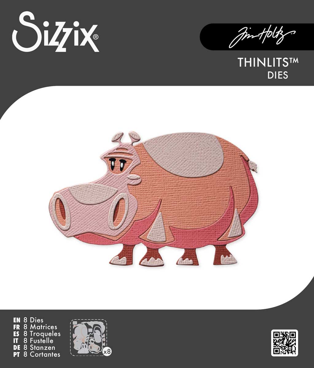 Tim Holtz Sizzix Thinlits - Bernice Mini Colorize [667222]