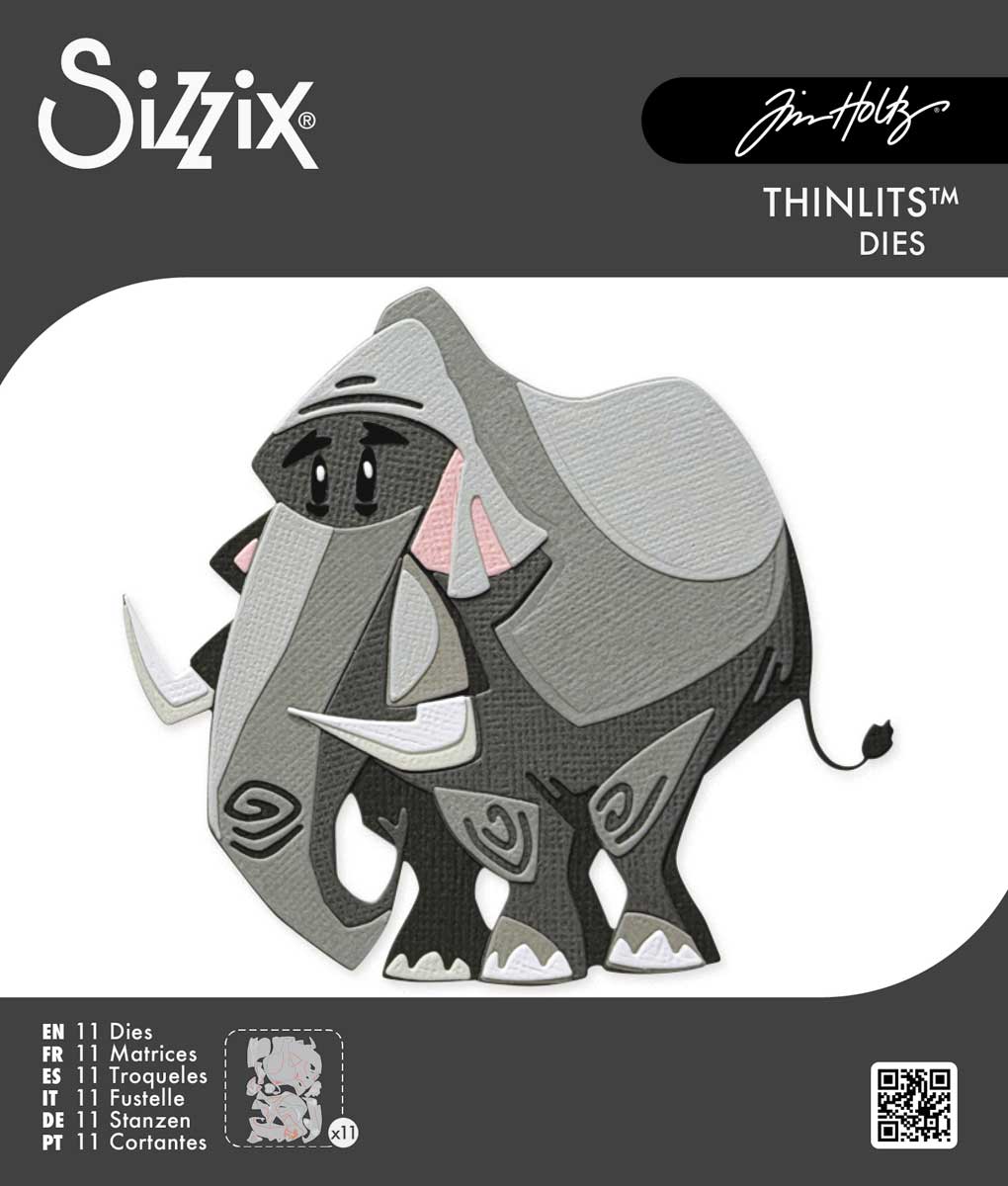 Tim Holtz Sizzix Thinlits - Clarence Classic Colorize [664428]