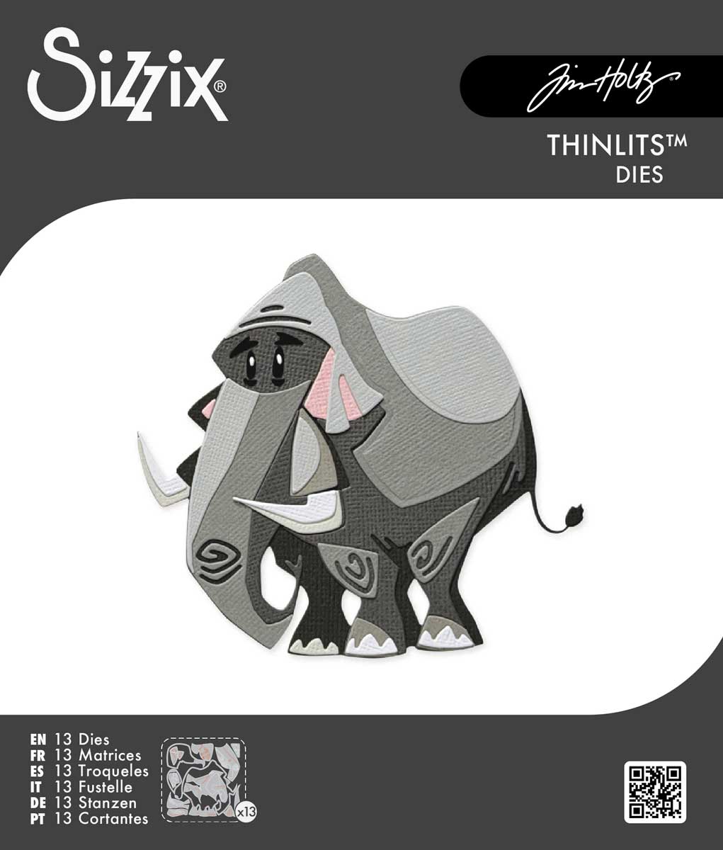 Tim Holtz Sizzix Thinlits - Clarence Mini Colorize [667216]